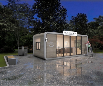 Modern Appearance Of Commercial Building-ID:624699124