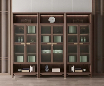 New Chinese Style Chinese Style Bookcase-ID:338391071