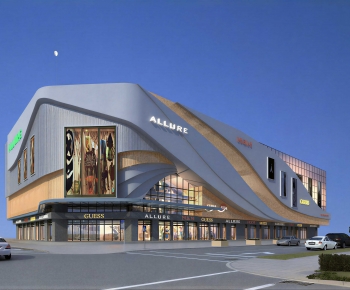 Modern Appearance Of Commercial Building-ID:745439534