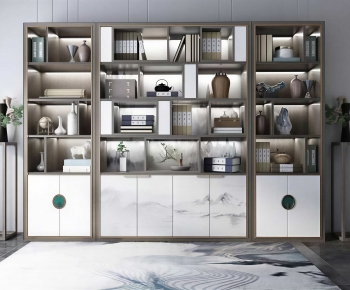 New Chinese Style Bookcase-ID:806428912