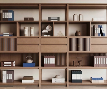 New Chinese Style Bookcase-ID:673660993