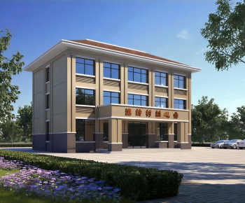 Modern Building Appearance-ID:405490488