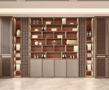 New Chinese Style Chinese Style Bookcase-ID:948772915