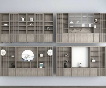 New Chinese Style Bookcase-ID:320447929