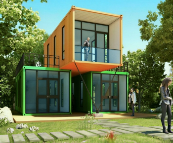 Modern Building Appearance-ID:845447064