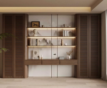 New Chinese Style Chinese Style Bookcase-ID:760260112