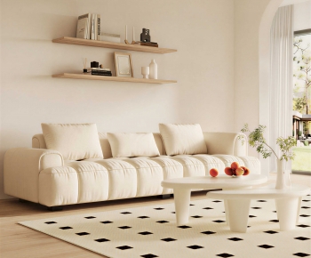 Modern Three-seat Sofa-ID:321049723