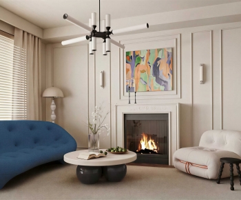 Modern A Living Room-ID:408780107