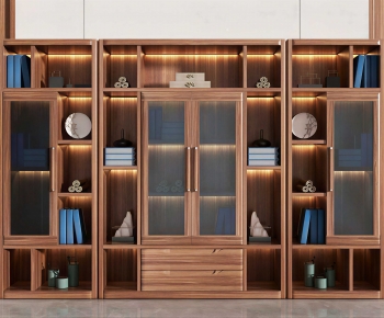New Chinese Style Bookcase-ID:303963909
