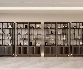 New Chinese Style Bookcase-ID:268522985