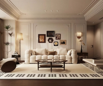 French Style A Living Room-ID:157049897