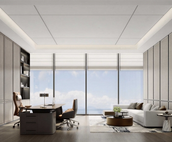 Modern Manager's Office-ID:982034922