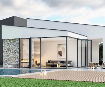 Modern Villa Appearance-ID:112246041