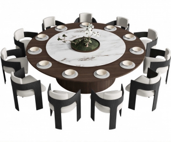 New Chinese Style Dining Table And Chairs-ID:656371175