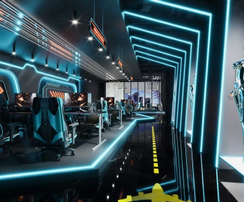 Modern Internet Cafe-ID:700039979