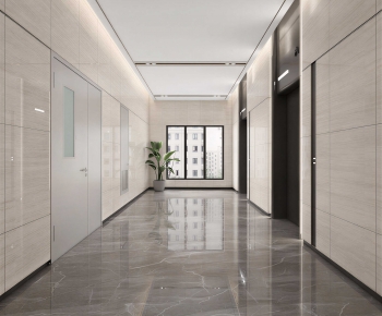 Modern Office Elevator Hall-ID:788166058