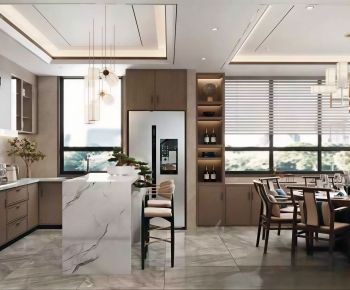 New Chinese Style A Living Room-ID:887820741