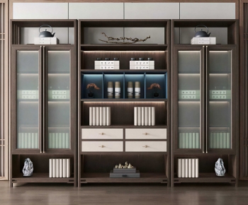 New Chinese Style Chinese Style Bookcase-ID:713146929