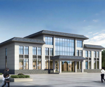 Modern Public Building-ID:153050904