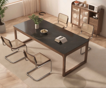 Modern Dining Table And Chairs-ID:489835984