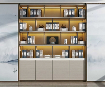 New Chinese Style Bookcase-ID:145603903