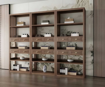 New Chinese Style Chinese Style Bookcase-ID:789753917