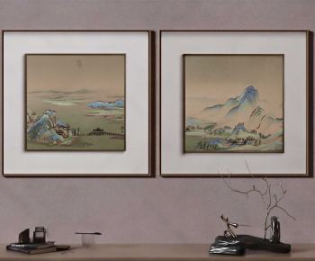 New Chinese Style Wabi-sabi Style Painting-ID:351560123