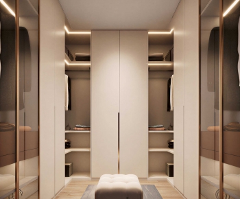 Modern Clothes Storage Area-ID:940880854