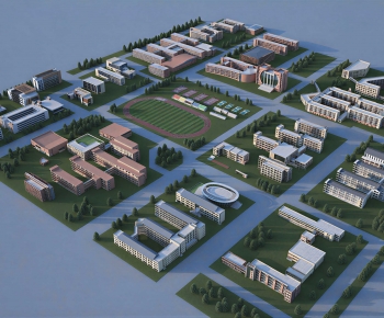 Modern Architectural Bird's-eye View Planning-ID:125628954