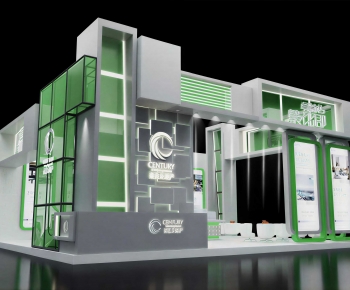 Modern Exhibition Hall-ID:709943065