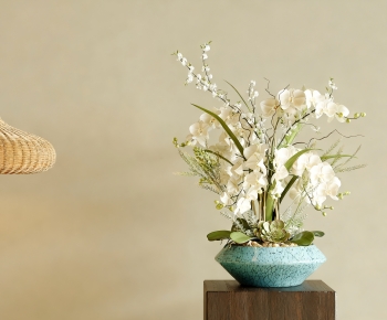 Modern Potted Green Plant-ID:585609915