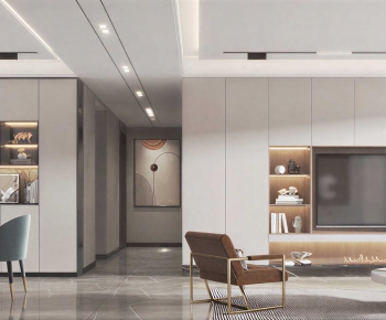 Modern A Living Room-ID:787179554