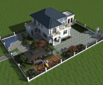 Modern Detached Villa-ID:536108028