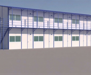 Modern Industrial Building-ID:246379471