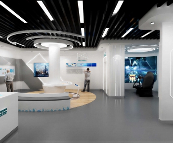 Modern Exhibition Hall-ID:535797127