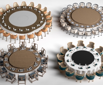 Modern Dining Table And Chairs-ID:597839462