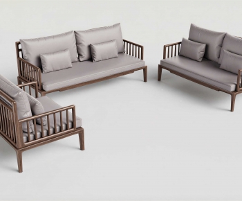 New Chinese Style Sofa Combination-ID:498493918