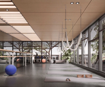 Modern Yoga Room-ID:713278068