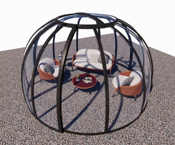 Modern Glass Sunshine Room-ID:625871903