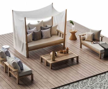 Wabi-sabi Style Outdoor Sofa-ID:329437023