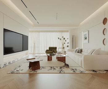 Modern A Living Room-ID:395561938