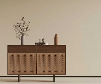 Wabi-sabi Style Entrance Cabinet-ID:301671057