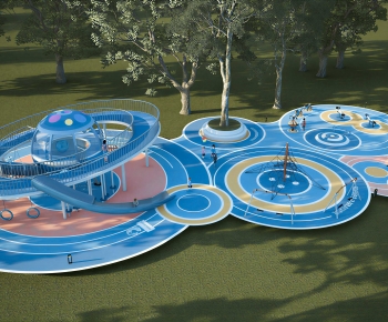 Modern Park Landscape-ID:576791053