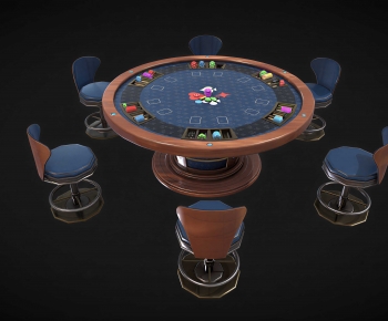 Modern Entertainment Table And Chair-ID:808470274