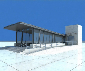 Modern Building Appearance-ID:429625997