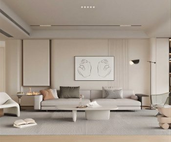 Modern A Living Room-ID:411176924