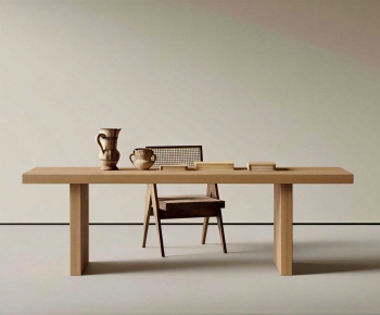 Modern Computer Desk And Chair-ID:623466013