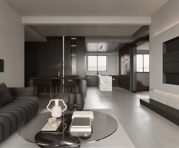 Modern A Living Room-ID:262640007