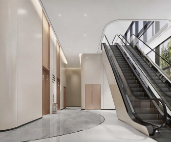Modern Office Elevator Hall-ID:261297949