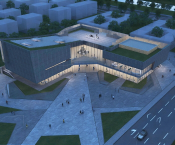 Modern Appearance Of Commercial Building-ID:726490084